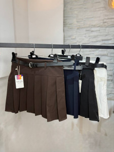 دامن پلیسه ملان زنانه سایز L42-44