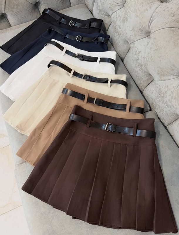 دامن پلیسه ملان زنانه سایز M38-40